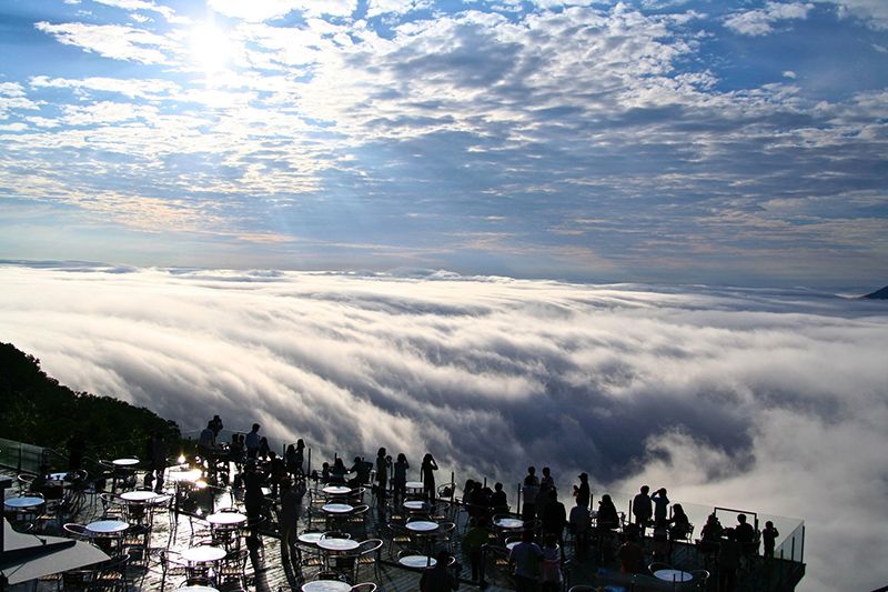 Biển mây Unkai Terrace ở tỉnh Hokkaido Biển mây Unkai Terrace ở tỉnh Hokkaido